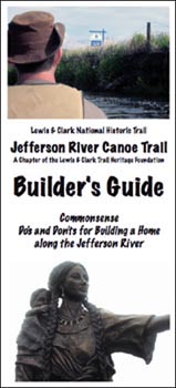 Builder's Guide brochure by Jefferson River Canoe Trail, MT.