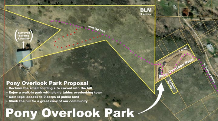 Pony Overlook Park Proposal.